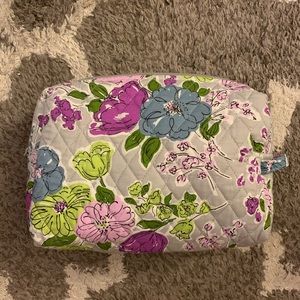 Vera Bradley Cosmetic Case Large Watercolor Print